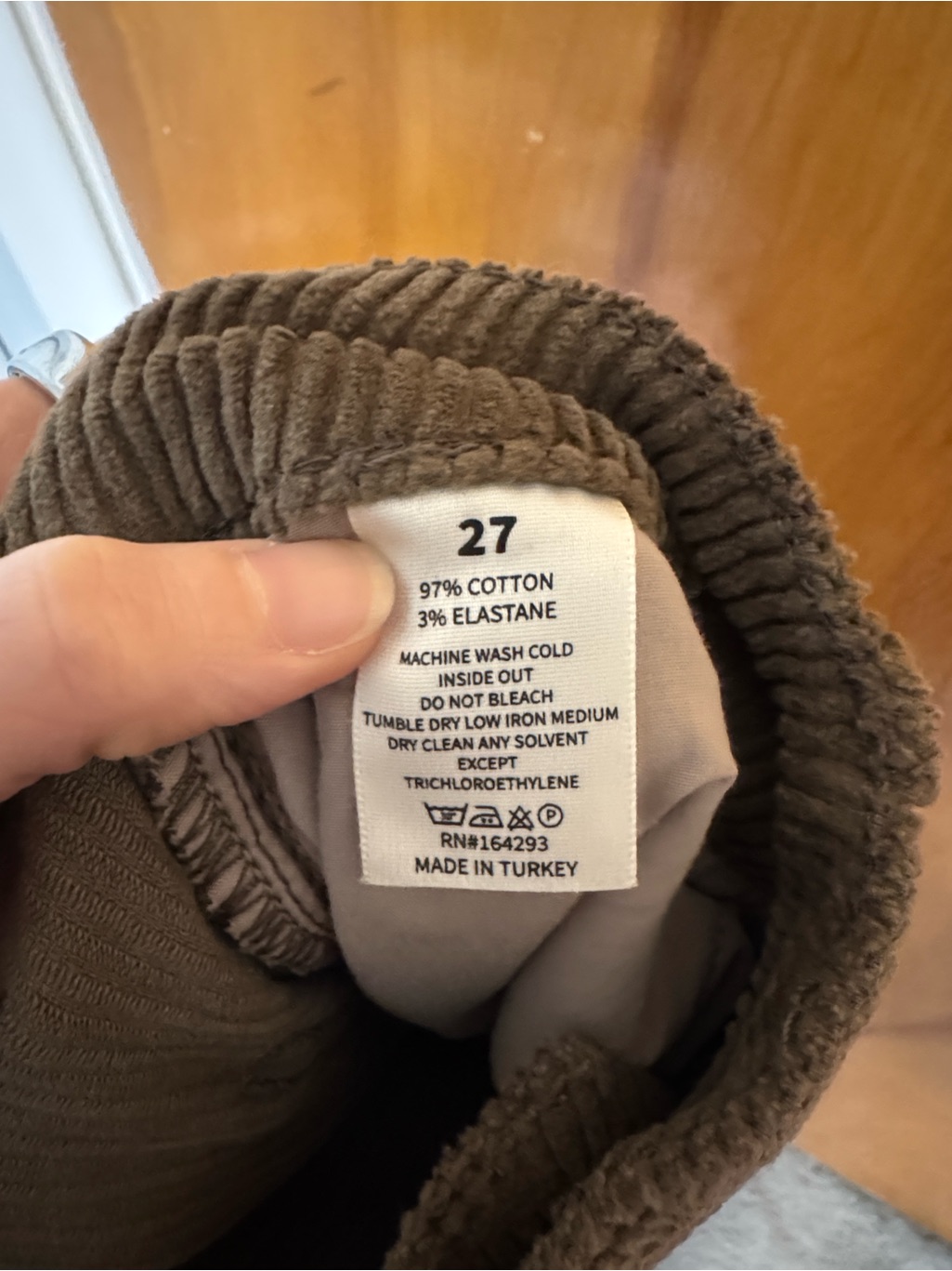 Corduroy Work Pant -Umber — image 7 of 8